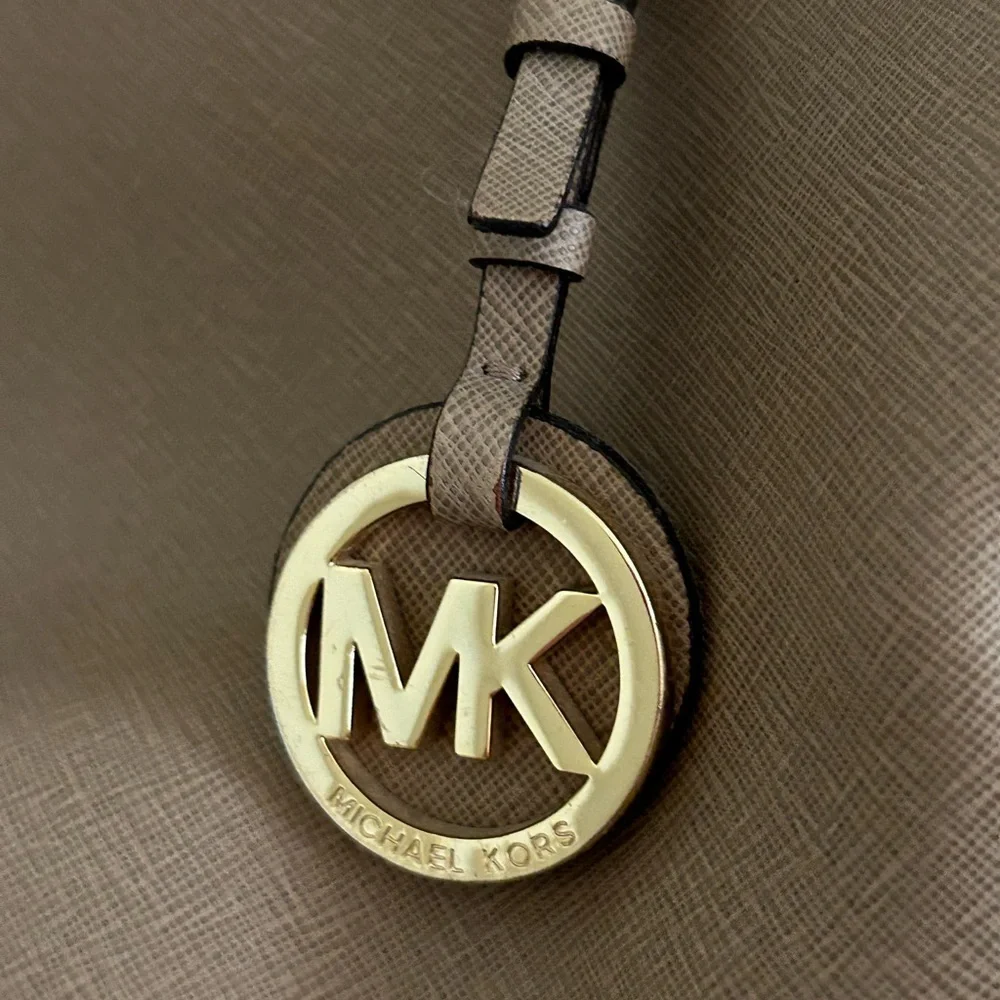Michael Kors Tan Leather Tote Bag